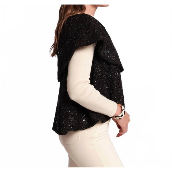 NEW FRANCES VALENTINE peyton swing jacket in black - Picture 3 of 5